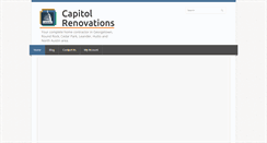 Desktop Screenshot of capitolrenovations.com