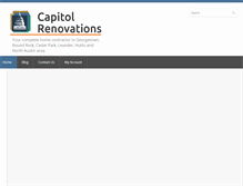 Tablet Screenshot of capitolrenovations.com